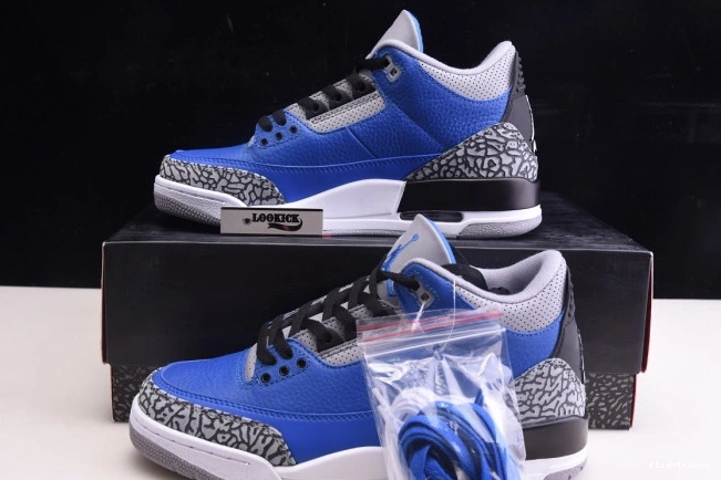 CT8532 Air Jordan 'Varsity - 3 400 Royal' Retro 0911